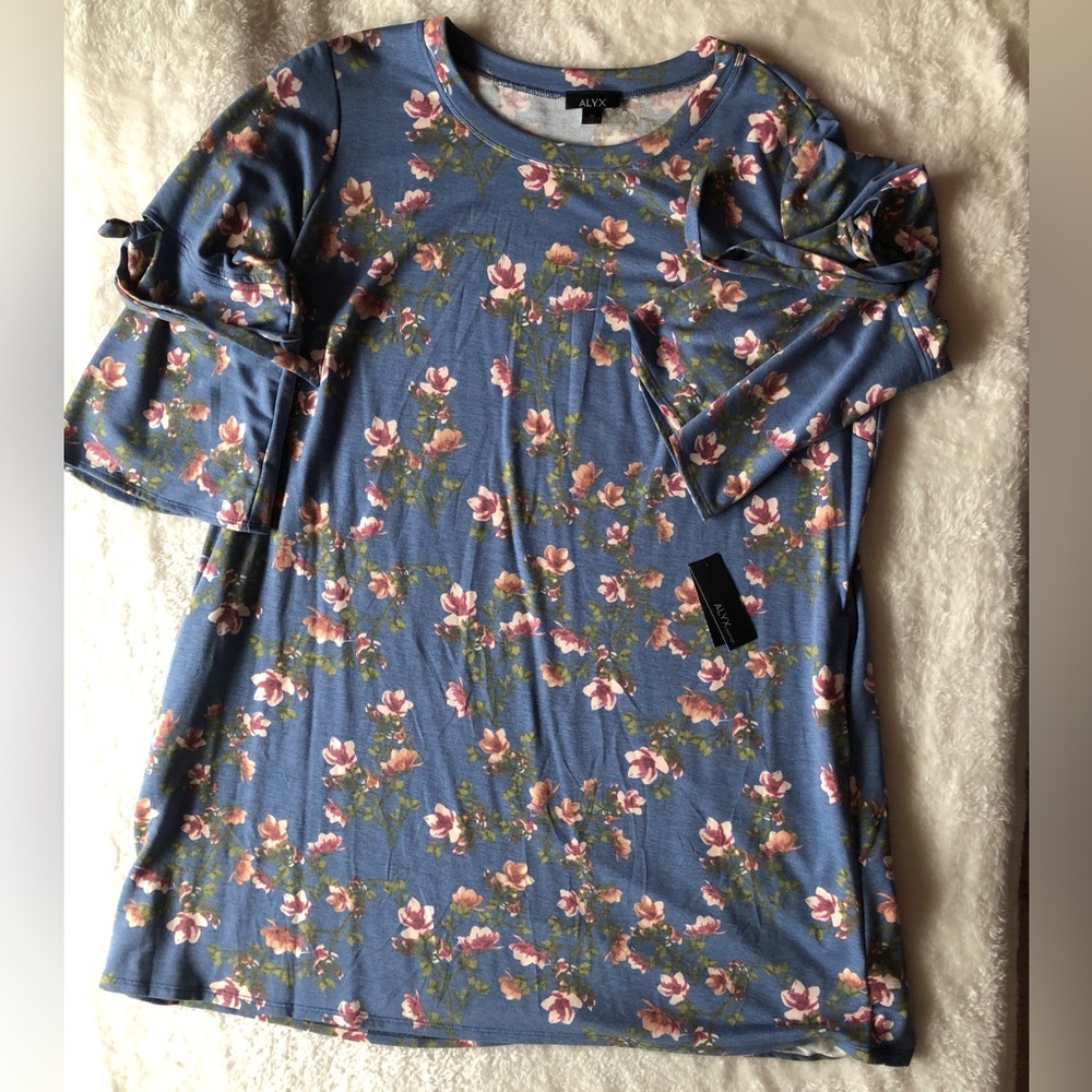 Alyx Blue Floral Dress